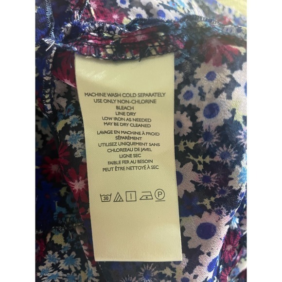 Free People Merrie's Garden Top Dark Teal Combo Small NWOT - Picture 10 of 10